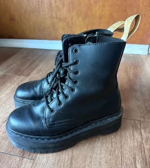 Dr. Martens Black Platform Vegan Jadon II size 9 thumbnail 1