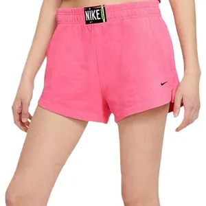 Nike Washed Running Shorts Logo Patch Pull On Side Slit Athletic Pink Large thumbnail 1