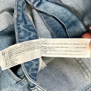 Hollister Light Wash Denim Ultra High Rise Mom Shorts 8 thumbnail 7