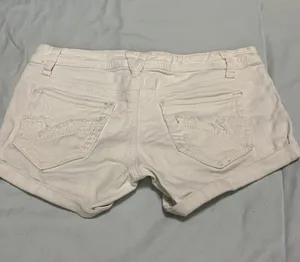 Vanilla Star Jeans White Denim Shorts thumbnail 2