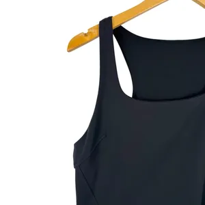 Lululemon InStill Tank Top Black Racerback Shelf Bra Square Neck Nulu Size 12 thumbnail 5