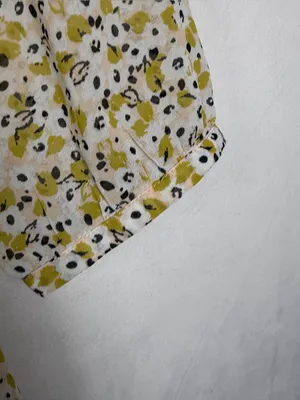 Paper Crown Anthropologie Droplets Dress Sz L Floral Swing Babydoll Boho Cottage thumbnail 4