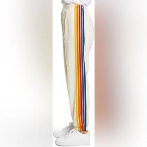 Aviator Nation Cream 5 Stripe Sweatpants thumbnail 2