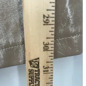 Abercrombie & Fitch Curve‎ Love 90s Straight Ultra High Rise Vegan Leather Pants thumbnail 8