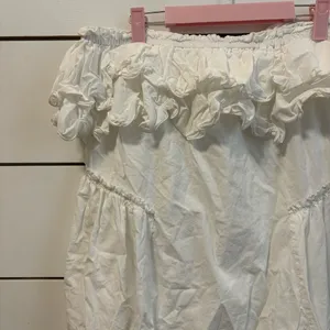 Free People Have A Thing For You White Strapless Mini Dress thumbnail 7
