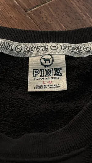 PINK Victoria’s Secret Sweatshirt Cropped thumbnail 3