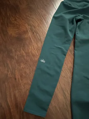 Alo Green Yoga Leggings thumbnail 2