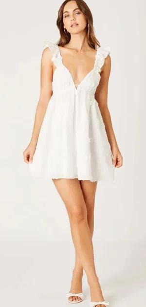 Women's White Dress thumbnail 1