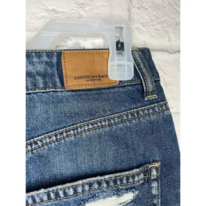 American Eagle highest rise denim mini skirt size 6. thumbnail 5
