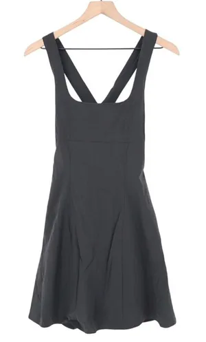 Outdoor Voices Mini Dress Womens S Black Stretch Square Neck Cross Back Pullover thumbnail 1