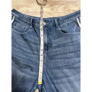 Halara Flex Barrell Jeans Women's Size Large Regular Side Stripe Stretch Denim thumbnail 6
