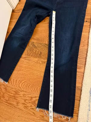 MOTHER Denim Jeans The Hustler Ankle Fray size 26 thumbnail 5