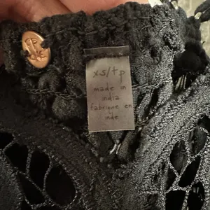Free People One Adella Slip‎ Dress Black Lace Mini XS Boho Festival Ruffle Hem thumbnail 13