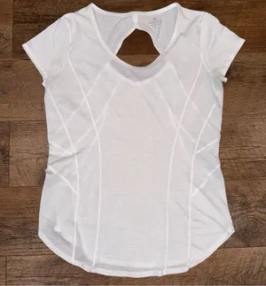 Athleta Short-Sleeve Athletic Tee w/Contour Seams & Peekaboo Back Window thumbnail 1
