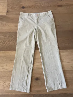Oakley Vintage Women's Golf Pants Size 6 Beige Khaki thumbnail 1