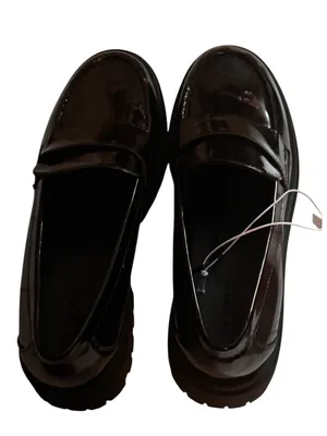 Old Navy Chunky Heel Women's Black Penny Loafers Size 8 New With Tag thumbnail 8