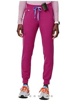 NWT FIGS Zamora™ Jogger Scrub Pants 2.0 (Raspberry) XXS PETITE thumbnail 1