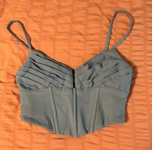 Princess Polly Blue Halter Top thumbnail 2