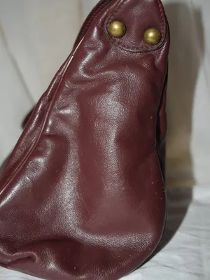 Vintage Aigner-Signature Burgundy Shoulder Bag thumbnail 8