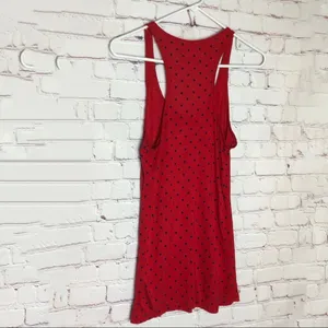 Abercrombie & Fitch Womens Red Polka Dot SleevelessTank Size M thumbnail 6
