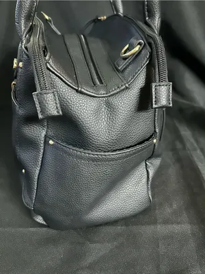 Rosetti Black & Gold Pebbled Faux Leather Satchel Handbag thumbnail 8
