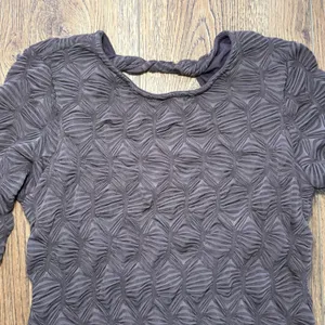 Free People Paulie Mini Dress Open Back Stretch Geometric Brown Size‎ Medium thumbnail 5