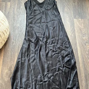 Dannijo Black Slip Dress Size M thumbnail 7