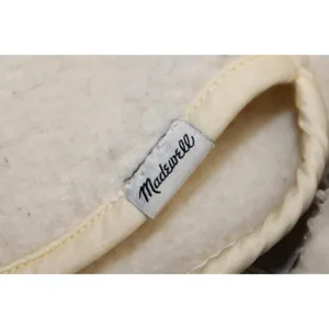 Womens Madewell Polartec Fleece Popover Jacket Antique Cream Sherpa K1507 Sz XS thumbnail 4