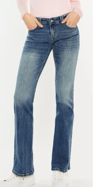 KanCan Jewel Bootcut Low Rise Jeans Womens 13/30 Stretch‎ Western Rodeo KC2519M thumbnail 1