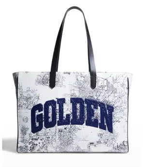 Golden Goose California Golden Sketch Tote Bag NEW thumbnail 1