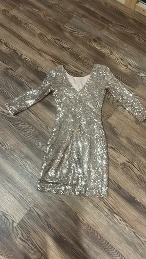 Lulus Dress Sequin Mini Rose Gold Small thumbnail 6