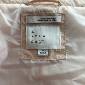 A New Day Cream Blush Oversized Wrap Midi Coat Tie Waist Pockets thumbnail 6