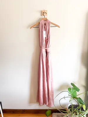 New O.T.P. Caralyn Satin Midi Dress Size S thumbnail 5