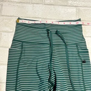 HALARA Woman’s Green and White Striped Joggers thumbnail 6