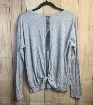 Victoria Sport Victoria's Secret Gray Long Sleeve Tee thumbnail 3