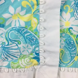 Lilly Pulitzer Blue Floral Shell Beach Coastal Print Skort Shorts Mini Skirt 8 thumbnail 4