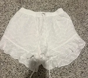 HYFVE Linen white shorts thumbnail 1