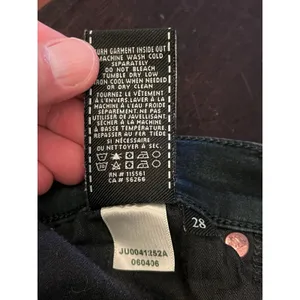 7 For All Mankind Gwenevere Skinny Jeans Womens 28 Dark Wash Blue Stretch Denim thumbnail 10
