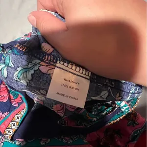 Magnolia Boutique - One piece Strapless Navy Mixed Print Jumpsuit - Small - NWOT thumbnail 12