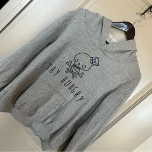 Stay Hungry Pullover Hoodie‎ Gray Size M thumbnail 1