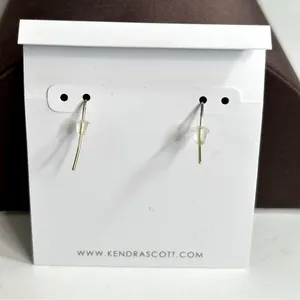 Kendra Scott Corley Black and Gold Earrings‎ thumbnail 2
