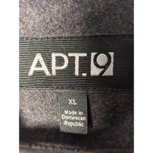 Apt. 9 Womens Pea Coat XL Charcoal Grey Wool Blend Belted Back Dark Academia thumbnail 6