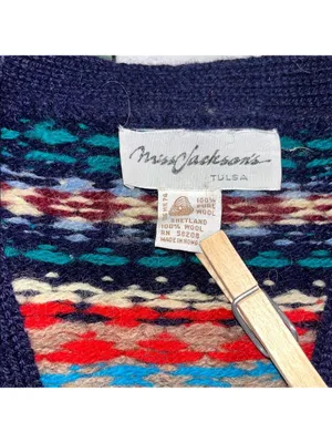 Vintage 90s Multicolor Knit Sweater Vest thumbnail 9