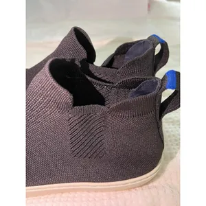 Women's Rothy's The Chelsea Knit Pull On Black Boots Size 10 thumbnail 3