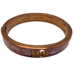 kate spade New York Rose Gold Spade Bangle Bracelet thumbnail 3