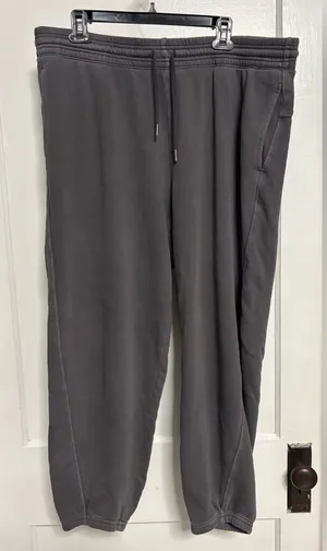 aerie Dark Gray Drawstring Joggers thumbnail 1