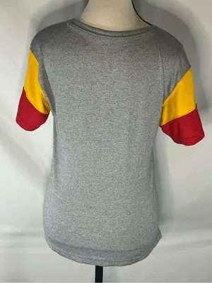 Nike Kansas City Chiefs NFL Gray Dri-FIT V-Neck Women’s Logo Shirt Small thumbnail 4