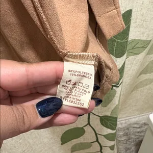 Hem & Thread Tan Pencil Skirt thumbnail 2