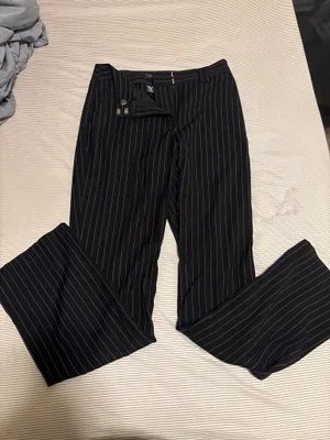 Straight Leg Worthington High-Rise Work Pants thumbnail 1
