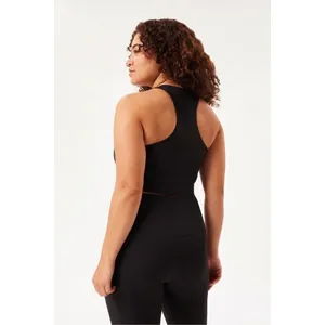 Girlfriend Collective Paloma Racerback Sports‎ Bra Black Small thumbnail 2